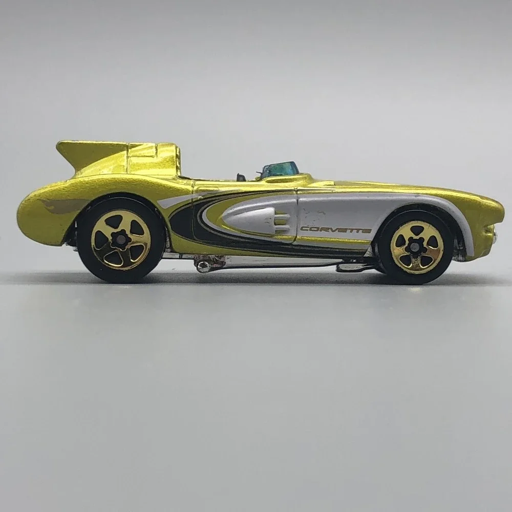 Hot Wheels  Chevrolet Chevy‎ Corvette SR-2 SR2 Diecast Car Acid Green 1/64 Scale